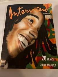 ANDY WARHOLS' INTERVIEW. (NOV,1989) ZIGGY MARLEY COVER Special 20 Years  Issue