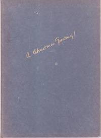 A Christmas Greeting from the Van Sinderen Family at Glenholme Farm. December 1937