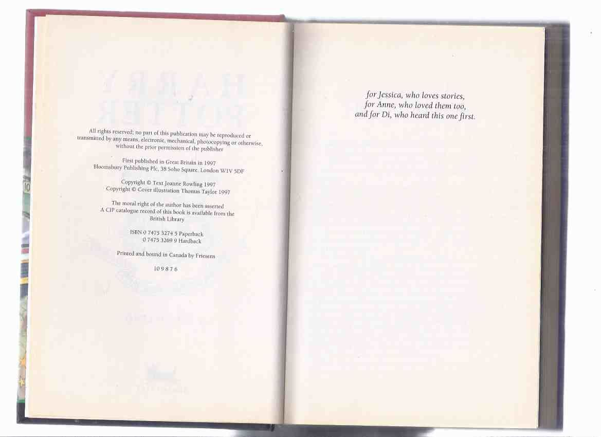 Harry Potter and the Philosopher's Stone ( AKA Sorcerer's Stone