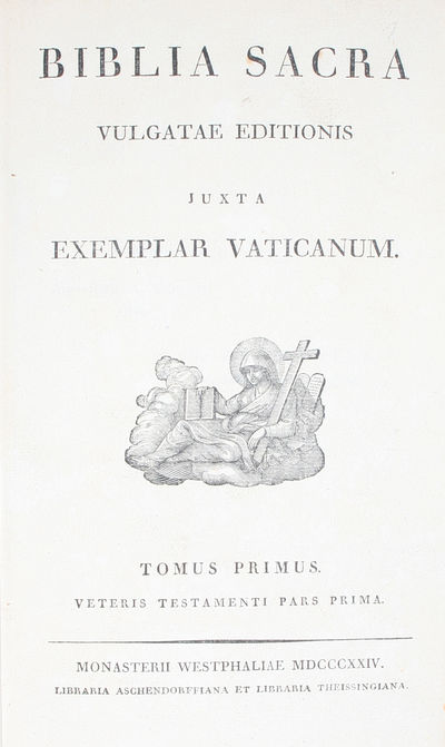 Biblia Sacra Vulgatae Editionis juxta Exemplar…