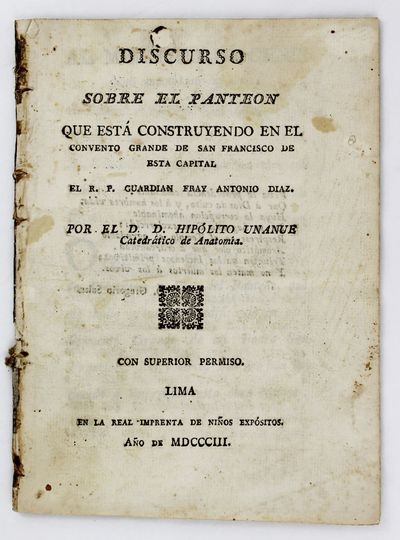 Discurso Sobre el Panteon Que Esta Construyendo en el Convento Grande de San Francisco de Esta Capital