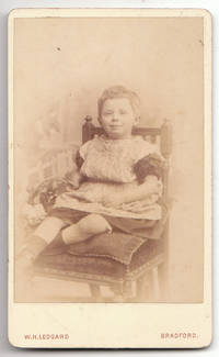 Vintage 1880 W. H. Ledgard CDV Photograph of Little Boy in a Dress