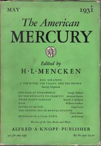 image of The American Mercury Vol. XXIII, No. 89, May 1931