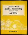 Lessons From Central Forecasting