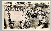 (Real Photo postcard) Osage Native American Ceremony, Hominy, Okla.  1941