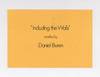 Exhibition postcard: ”Including the Walls,” works by Daniel Buren (opens 22 May 1975)