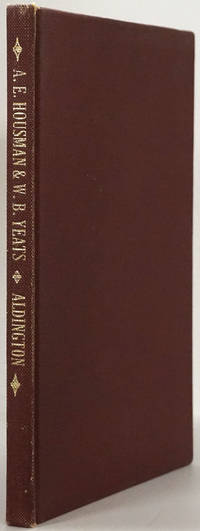 A. E. Housman & W. B. Yeats Two Lectures