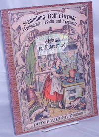 image of Auktion. Sammlung Rolf Dittmar: Kochbucher Kuche und Haushalt. Versteigerung: Donnerstag, 10 Februar 2001