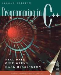 Programming in C++