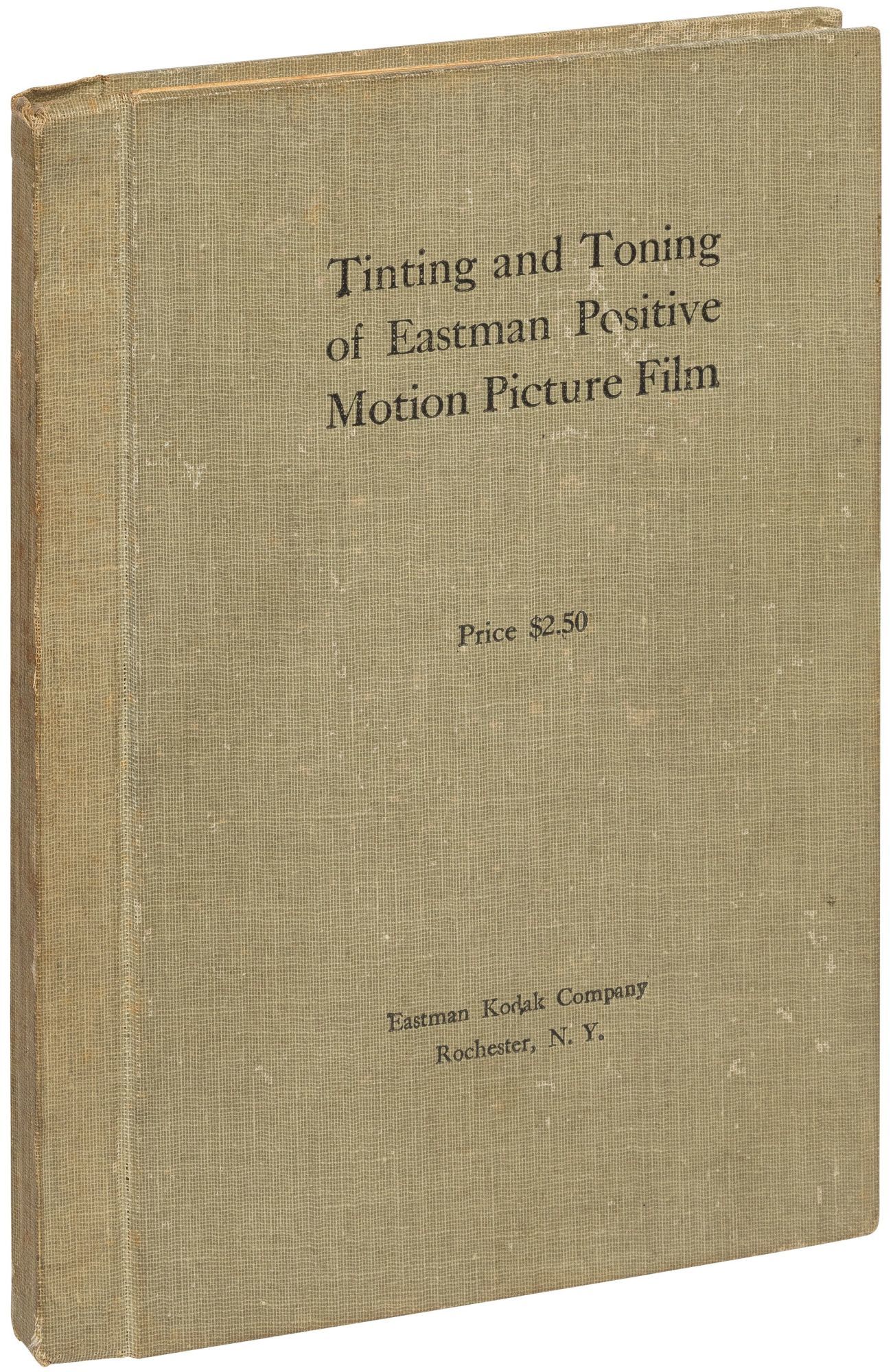 Tinting and Toning of Eastman Positive Motion Pict