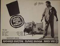 Look Back in Anger Synopsis Sheet 1959 Richard Burton, Claire Bloom