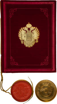 Emperor Franz Joseph Grant of Arms and Nobility Signed, Austro-Hungarian Empire. by Emperor Franz Joseph I (1830-1916) - Hardcover - Signed - 1859 - from Louis Caron (SKU: 003449)