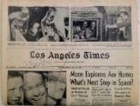 Apollo 11 Homecoming Coverage and Post-Landing Quarantine in the Los Angeles Times, 1969