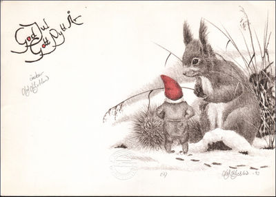 JUL & NYÅRSHÄLSNING.