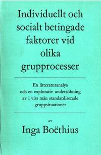 Individuellt och socialt betingade faktorer vid…