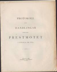 Protokoll och handlingar rörande prestmötet i…
