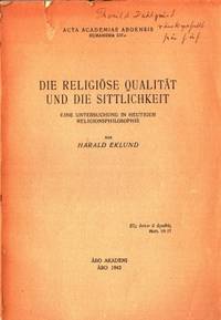 Die religiöse Qualität und die Sittlichkeit. Eine…