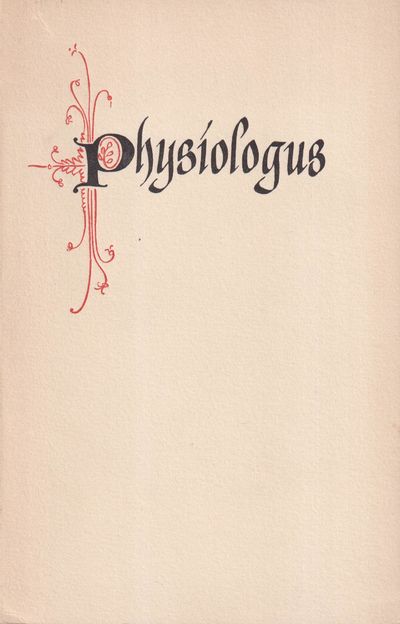 Physiologus. En bok om naturens ting.…
