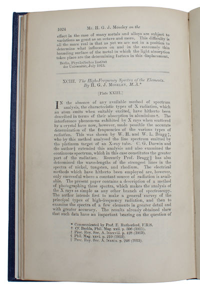 The High-Frequency Spectra of the Elements, I-II. - [ESTABLISHING ORDER IN THE PERIODICAL TABLE OF ELEMENTS  - PMM 407] (photo 2)