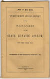 Twenty-first annual report of the managers of the State Lunatic Asylum, for the year 1863. Transmitted to the legislature February 3, 1864.