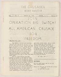 image of The Crusader, weekly newsletter. Vol. 3, No. 6 (August 21, 1961)