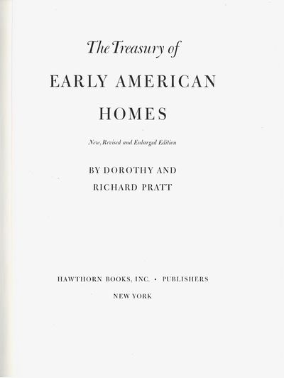 The Treasury of Early American Homes. New, Revised and Enlarged Edition. I-II. (photo 1)