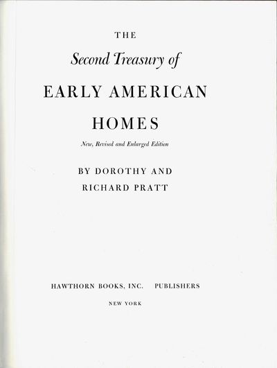 The Treasury of Early American Homes. New,…