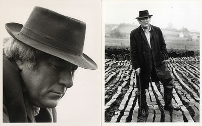 SEAMUS HEANEY (ca. late-1980s) Set of 2 portraits