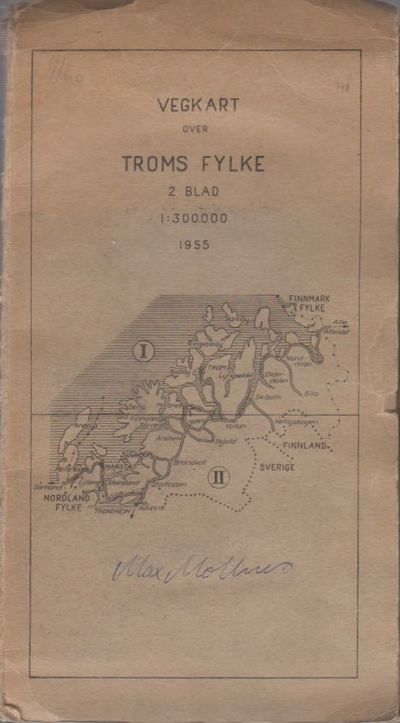over Troms Fylke. 2 blad. 1: 300 000. Utarbeidet…