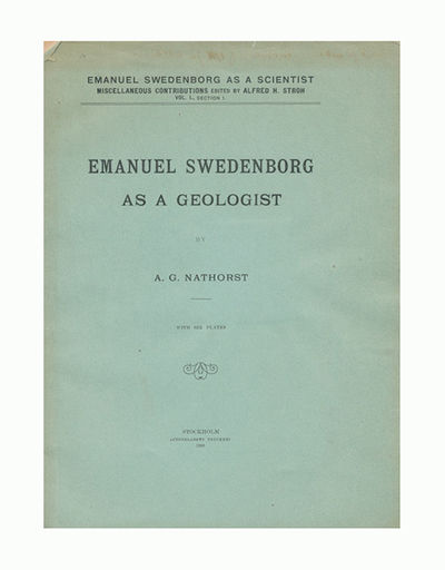 Emanuel Swedenborg as a geologist. With six…