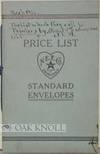 PRICE LIST STANDARD ENVELOPES