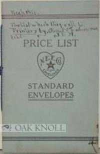 PRICE LIST STANDARD ENVELOPES