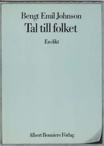 Tal till folket.