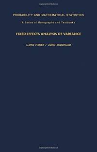 Fixed Effects Analysis of Variance