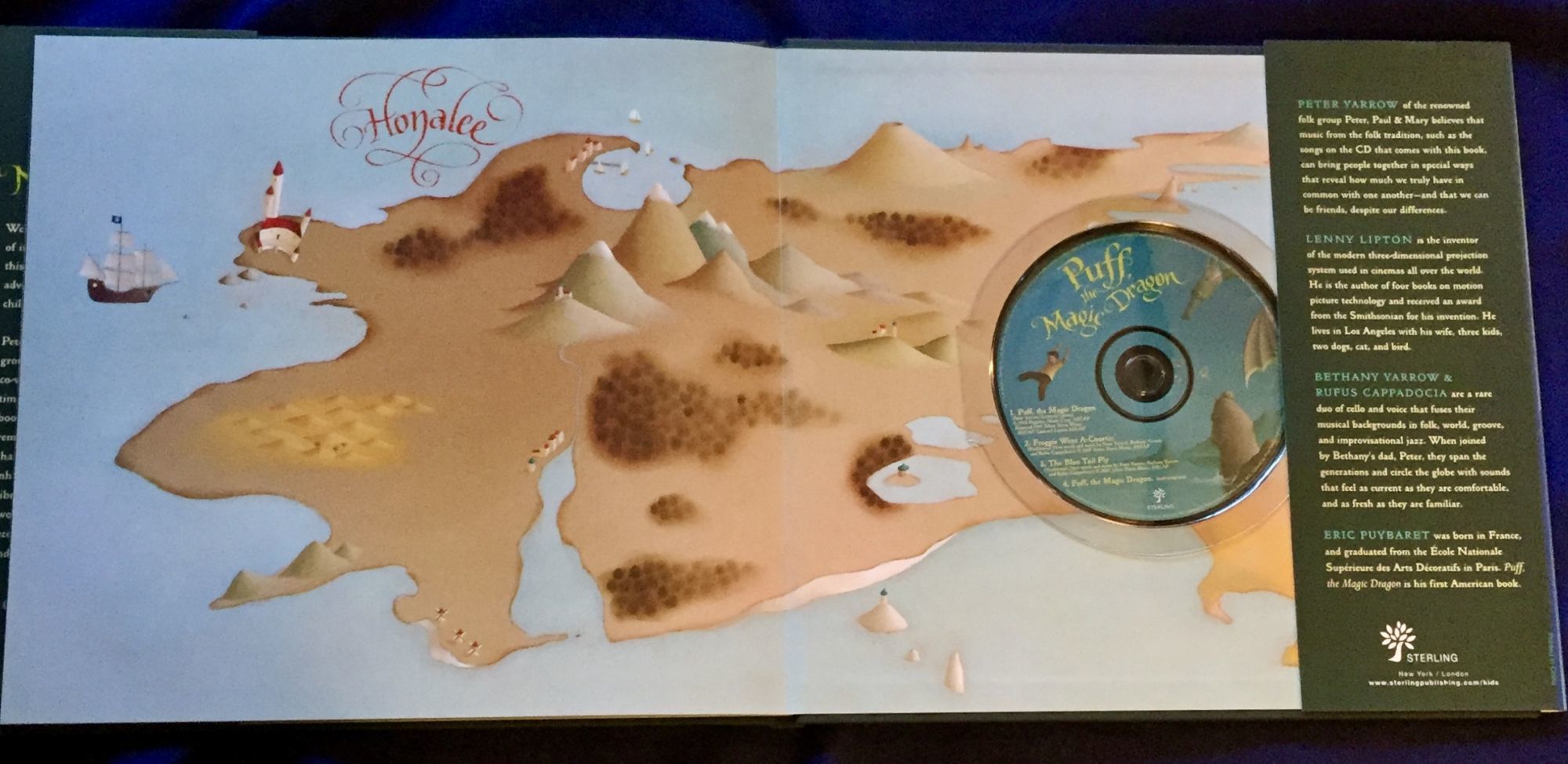 PUFF THE MAGIC DRAGON; with paintings by Eric Puybaret by Yarrow, Peter,  Lenny Lipton | Cloth with picture | 2007 | Sterling | 9781402747823 |  BIBLIO NZ