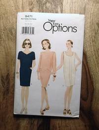 image of Vogue Sewing Pattern: 9471: VOGUE EASY OPTIONS: Misses' Pullover Dress: Size: 18-20-22
