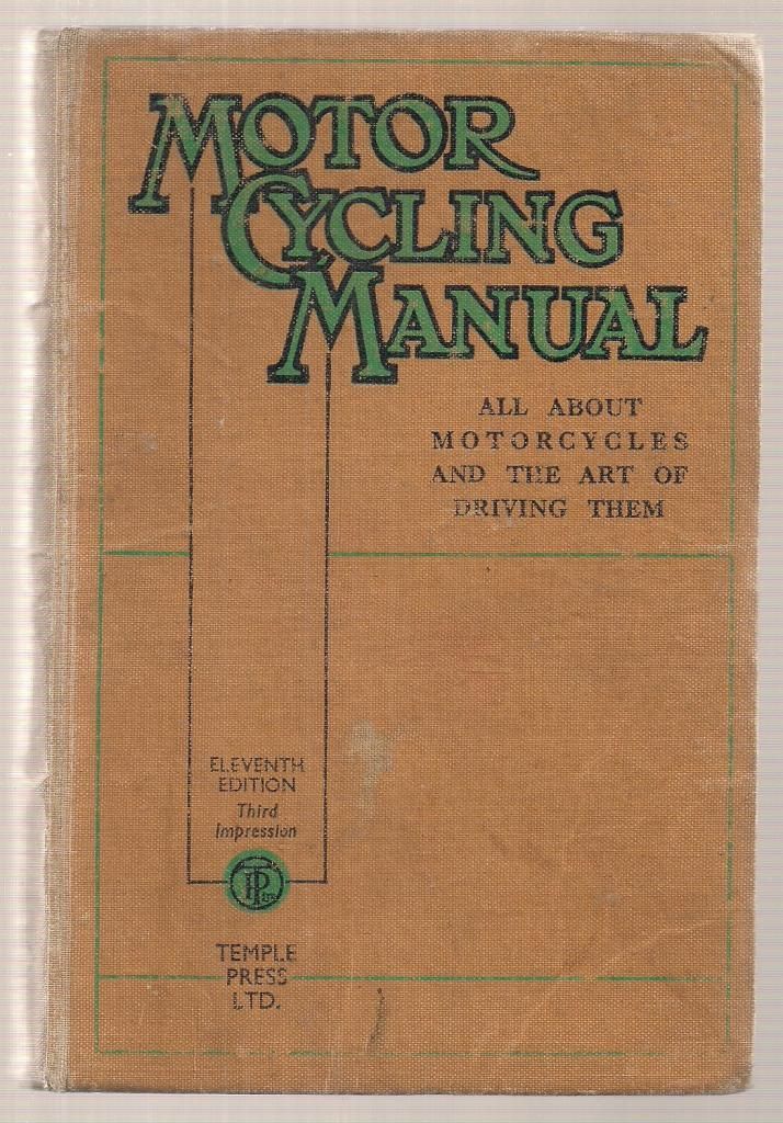 MOTOR MANUAL temple press 1954 35 th edition MOTOR MANUAL temple press 1954 35 th edition