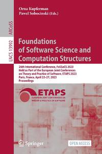 Foundations of Software Science and Computation Structures : 26th International Conference,...