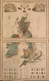 View Image 1 of 3 for Geological & Palaeontological Map of the British Islands Inventory #323886