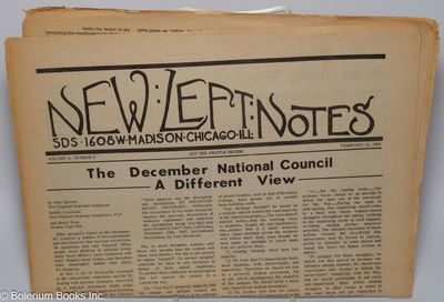 SDS New Left Notes, vol. 3, no. 6, February 12, 1968;