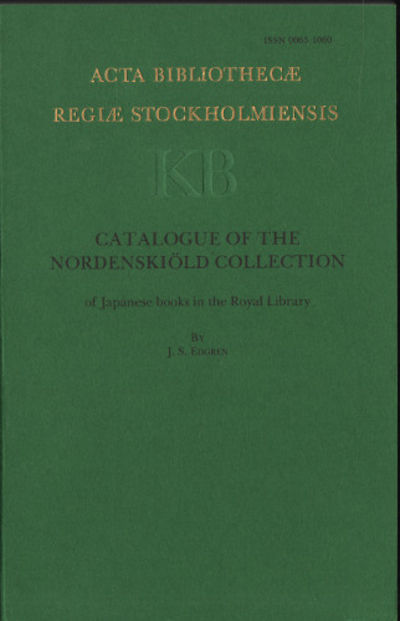 CATALOGUE OF THE NORDENSKIÖLD COLLECTION of…