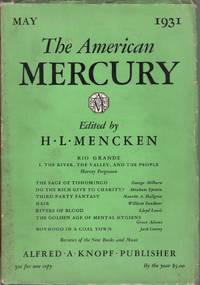 The American Mercury: Vol. XXIII No. 89; May 1931