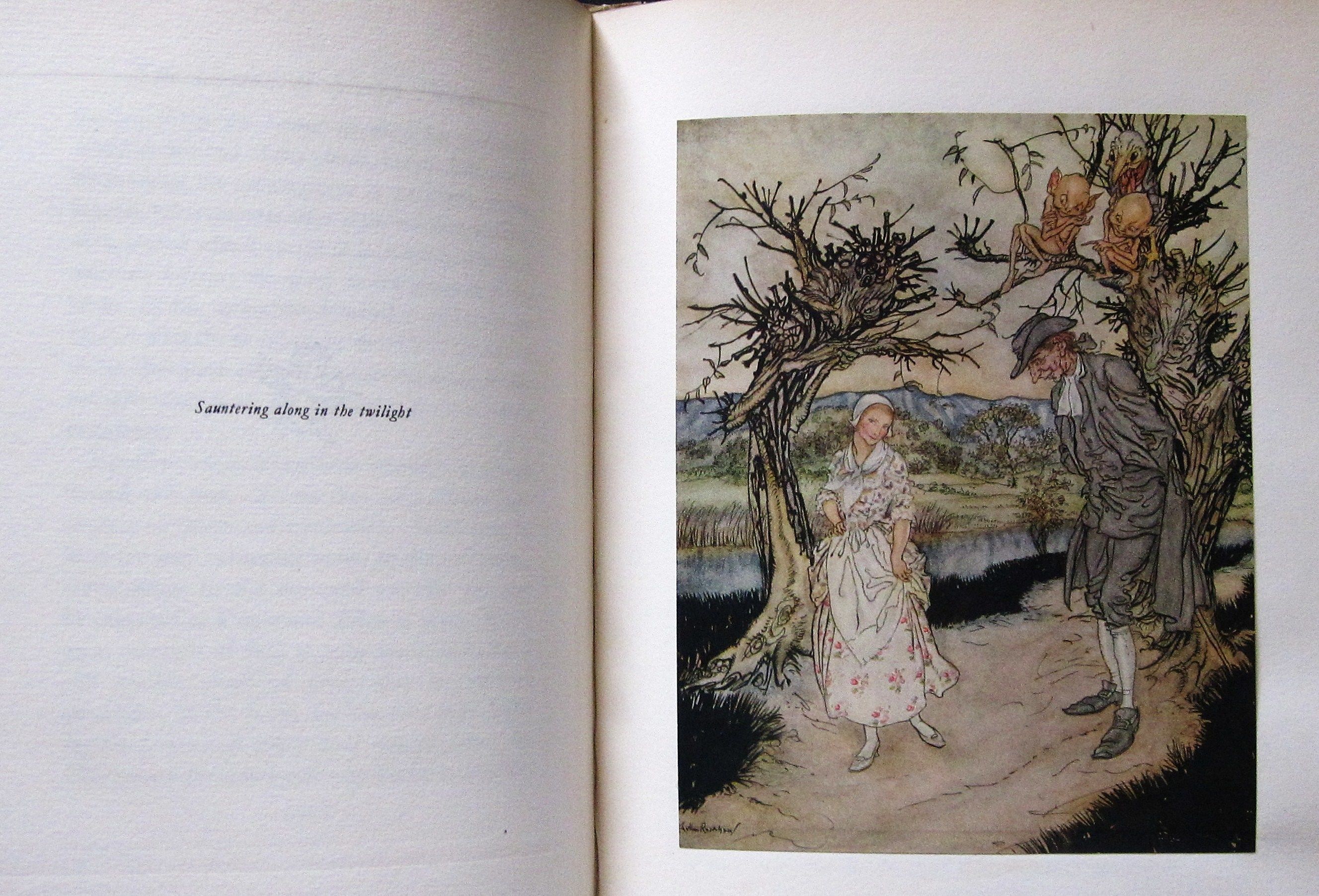 The Legend of Sleepy Hollow Illustrated by Arthur Rackham [Signed ...