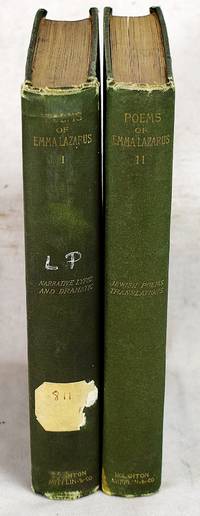 cover of The Poems Of Emma Lazarus : In Two Volumes