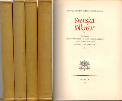 SVENSKA FOLKVISOR I-IV.