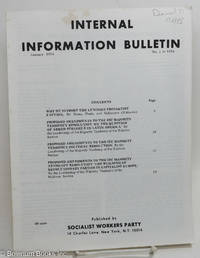 cover of Internal Information Bulletin, January 1974, No. 2