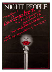 NIGHT PEOPLE (Nov 26-27, 1983) Event poster for NYC nightclub The Saint