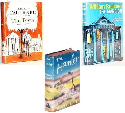 The Hamlet, The Town, The Mansion The Snopes Trilogy [Complete Set of First Printings]