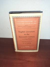 cover of English Literature in the Sixteenth Century