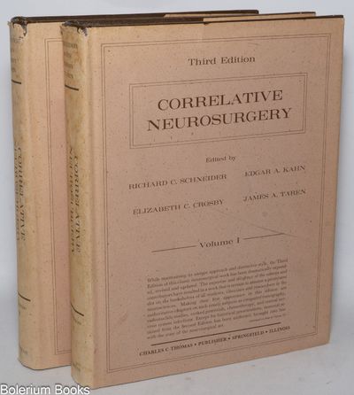 Springfield IL: Charles C Thomas - Publisher, 1982. Hardcover. xix, 814, -1669, matching casings in ...